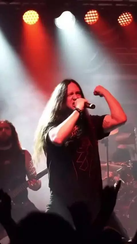 AI Video from prompt: Death metal band video