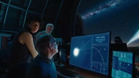 AI Video from prompt: "Ultra realistic space observatory at night, ast