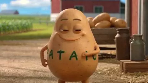 AI Video from prompt: Aaj cartoon movie on patato life tattoo p a t a 