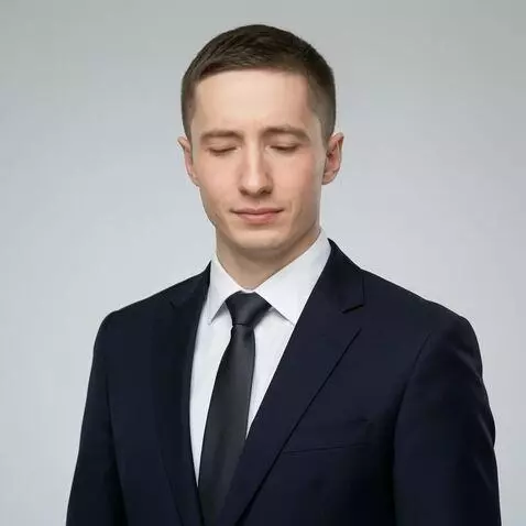 AI Video from prompt: This man makes a sad face and goes to work at th
