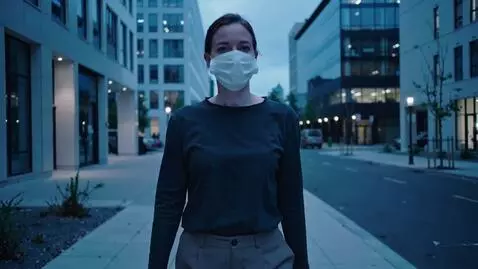 AI Video from prompt: a person wearing a mask