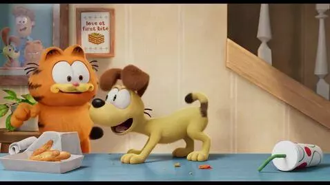 AI Video from prompt: The Cat and dog and cat are goofing around. Unti