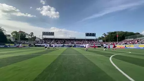 AI Video from prompt: Soccer on soccer field for world cup in New York