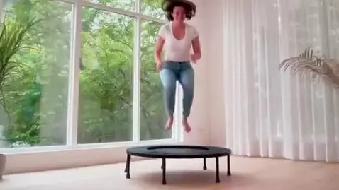 AI Video from prompt: Make her bounce