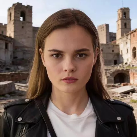 AI Video from prompt: the girl is holding an ancient artifact. the cam