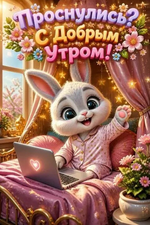 AI Video from prompt: The Hare moves, smiles and waves its paw