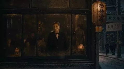 AI Video from prompt: Cinematic 16:9, 1930s Harbin restaurant, final s