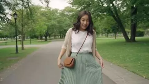 AI Video from prompt: Beautiful girl lift up her skirt