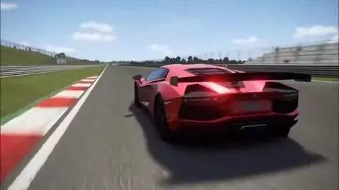 AI Video from prompt: Generic modern italian race car, 5,5L V10, 560 H