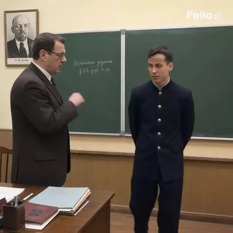 AI Video from prompt: The guy in the blue jacket standing at the board