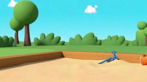 AI Video from prompt: The black girl starts burrowing down in the gras