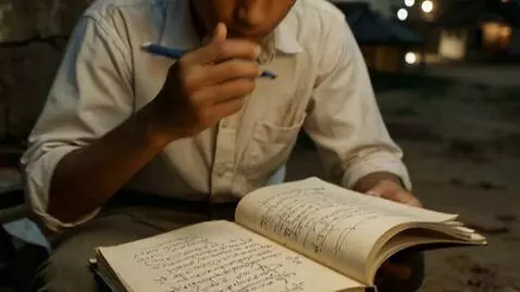 AI Video from prompt: Write a deep emotional cinematic story about a p