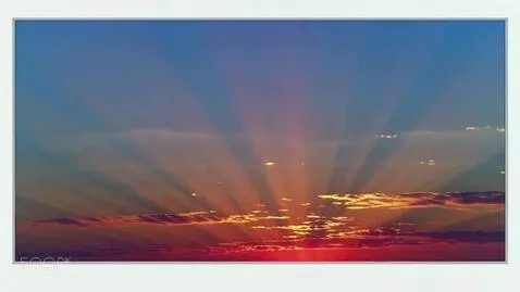 AI Video from prompt: evening sky, beautiful sunset