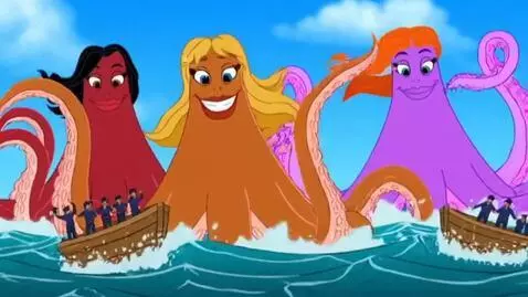 AI Video from prompt: Finding Nemo 2D animated Cartoon style Annie the