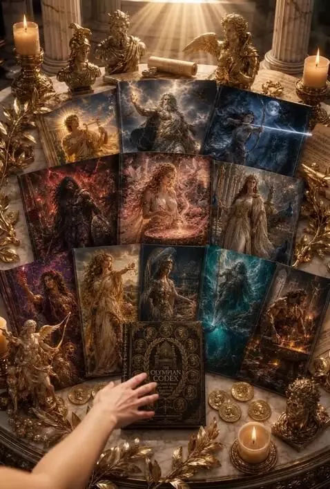 AI Video from prompt: A cinematic mythological sequence set inside a m