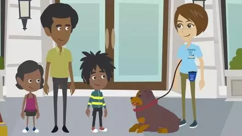 AI Video from prompt: Vyond animation: Brian Goes to movies while grou