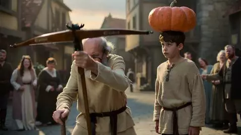 AI Video from prompt: Ultra-detailed cinematic scene: William Tell at 
