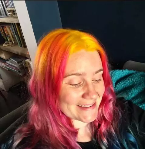 AI Video from prompt: Woman enjoying