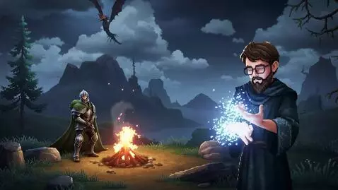 AI Video from prompt: Cinemática de introducción de videojuego en esti