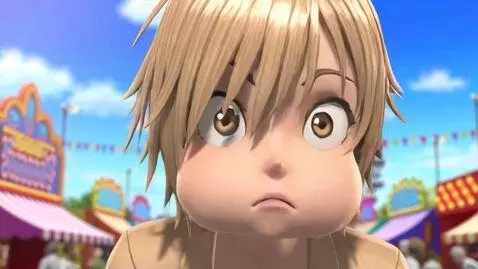 AI Video from prompt: a woman eats an ice-cream cone from the fair. sh