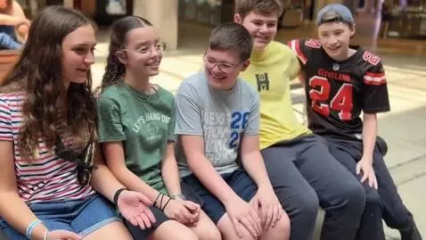 AI Video from prompt: The boys are changed into girls