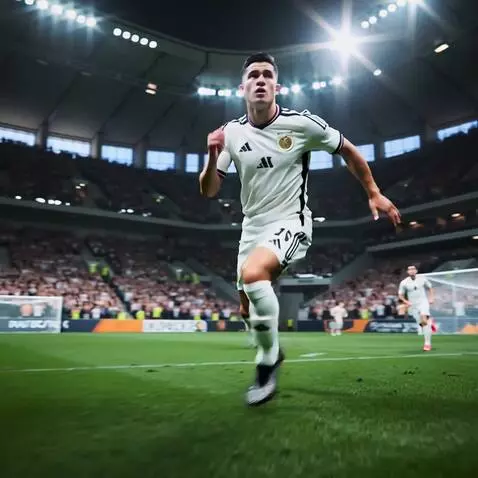 AI Video from prompt: Cristiano Ronaldo training and playing football 
