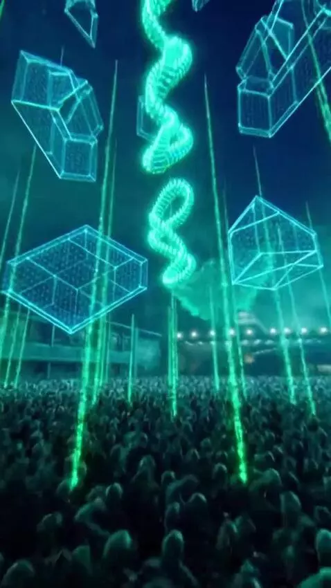 AI Video from prompt: Continuation of previous scene. Same futuristic 