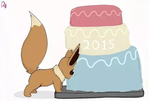 AI Video from prompt: Make the eevee devour the entire cake and gettin