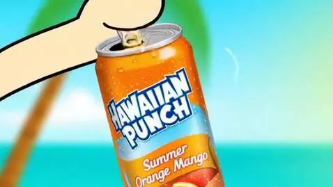 AI Video from prompt: Hawaiian Punch Summer Orange Mango Commercial