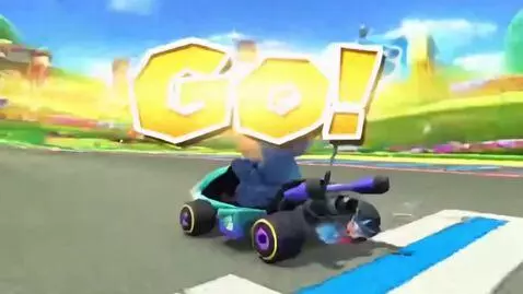 AI Video from prompt: 4-second Ava from dave and Ava in mario kart 8 d