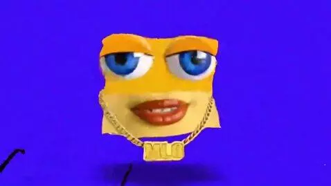 AI Video from prompt: a talking cardboard-looking face with realistic 