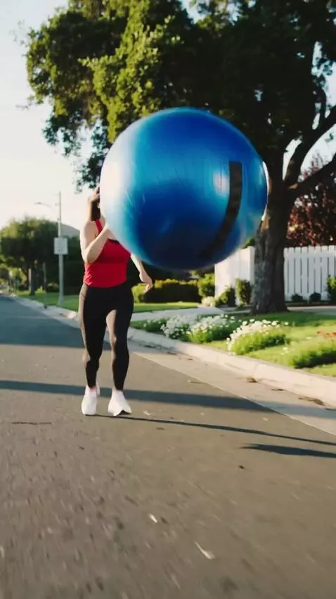 AI Video from prompt: A 25-year-old girl is running along the roads an