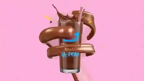 AI Video from prompt: Nestlé Chocolate Shake KA-POW! Mix Commercial (S