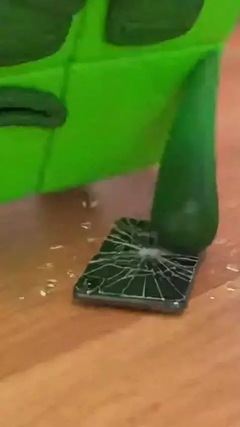 AI Video from prompt: number four rages at sora 2 and break the phone 