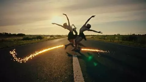 AI Video from prompt: Abstract cinematic sequence, 4K, 16:9. No people