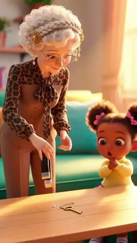 AI Video from prompt: Grandmother speak: Watch this closely, Simi! Why