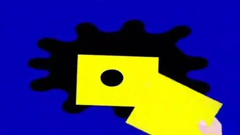 AI Video from prompt: First: The background starts with Purple Static.