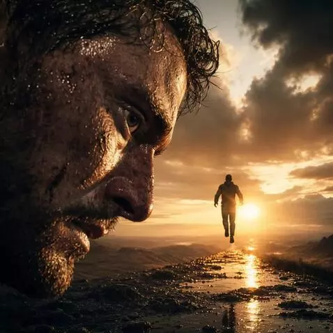 AI Video from prompt: Hyperrealistic cinematic scene of resilience.  A