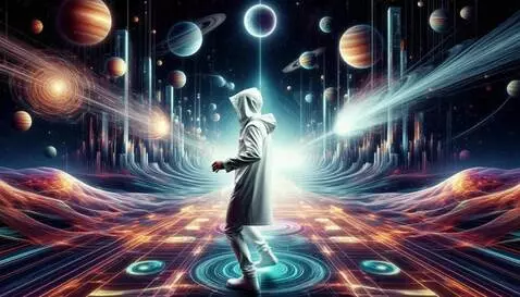AI Video from prompt: vizualizer, edm, ai surrealism, nested expositio