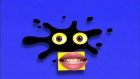 AI Video from prompt: Make a Blue Background Then Black Splat The. put