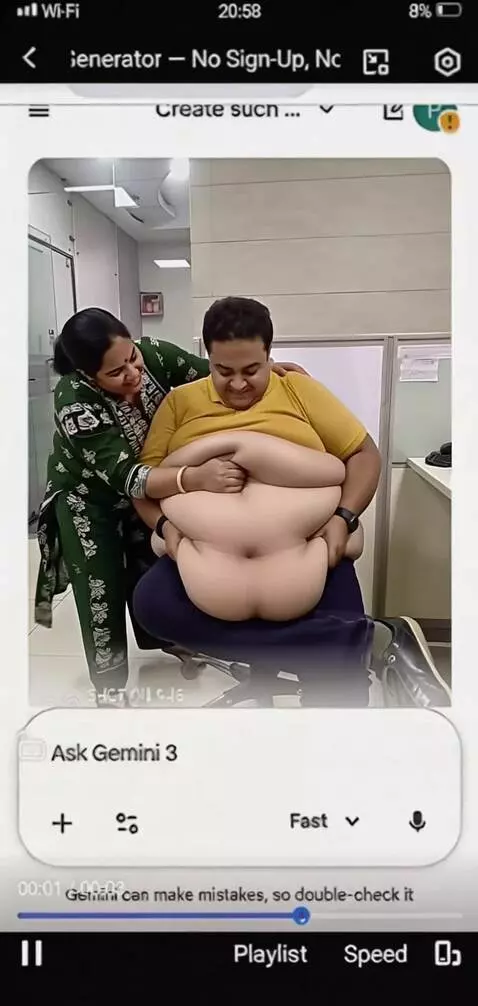 AI Video from prompt: Create a video where this lady is pulling thicke