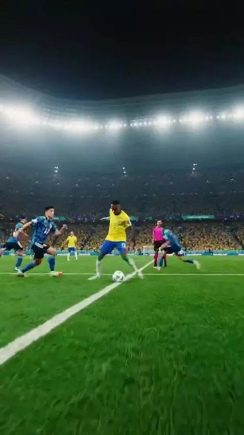 AI Video from prompt: 🎬 Prompt: Brazil vs Japan – FIFA World Cup 2026 