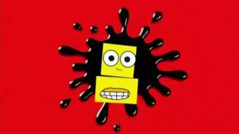 AI Video from prompt: Make a red Background Then Black Splat The. put 