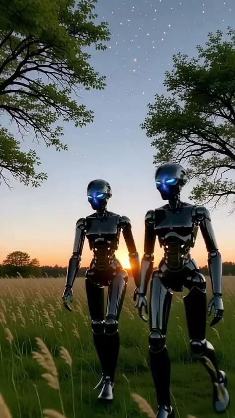 AI Video from prompt: Alien emissaries arrive on Earth. They are advan