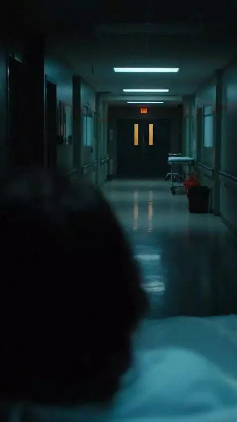 AI Video from prompt: Night, hospital, corridor, hospital room, a 21-y