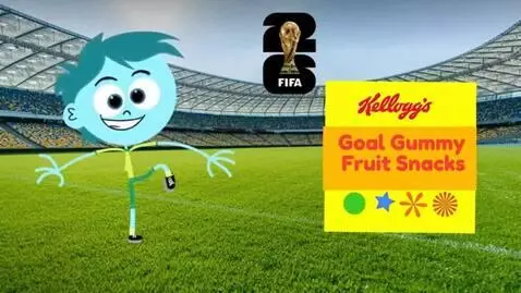 AI Video from prompt: Kellogg's Goal Gummy Fruit Snacks Commercial (Of