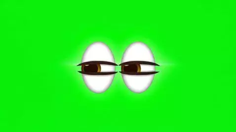 AI Video from prompt: Motion graphics animation, solid bright green ba