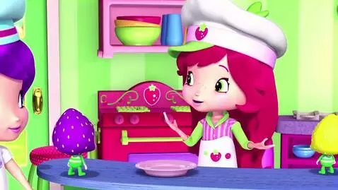 AI Video from prompt: Strawberry Shortcake and Plum Pudding are cookin