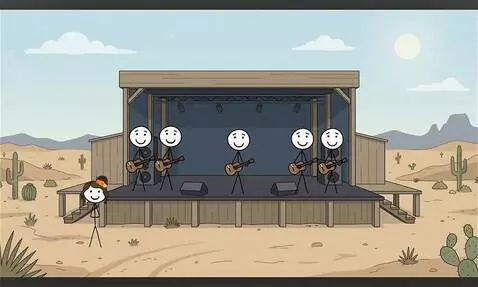 AI Video from prompt: Make the stick characters in the attached image 