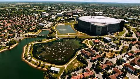 AI Video from prompt: Giant data center spanning 1 square mile and 20 